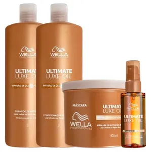 Kit Wella Professionals Ultimate Luxe Oil - 4 Produtos
