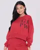Blusão Feminino Cropped Moletom Girl Power Vermelha G