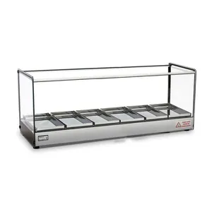 Estufa Quadrada Evr 6 Bandejas Titã Evr Reta Com Led 6b Cinza 127v