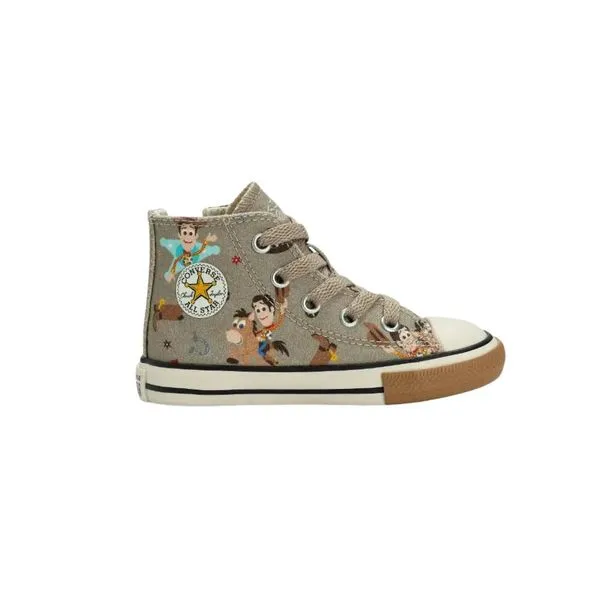 Tênis All Star Infantil Toy Story Cano Alto ed. Limitada Disney 18 / Marrom