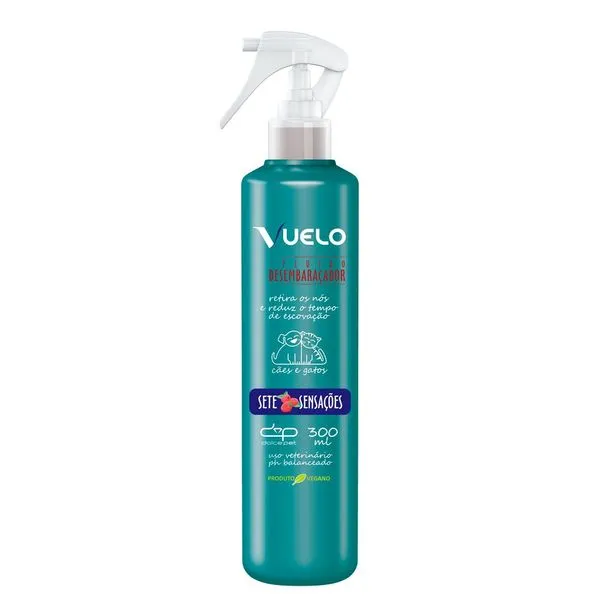 Fluido Desembaraçador Para Cães E Gatos Vuelo Sete Sensações 300ml (MP)