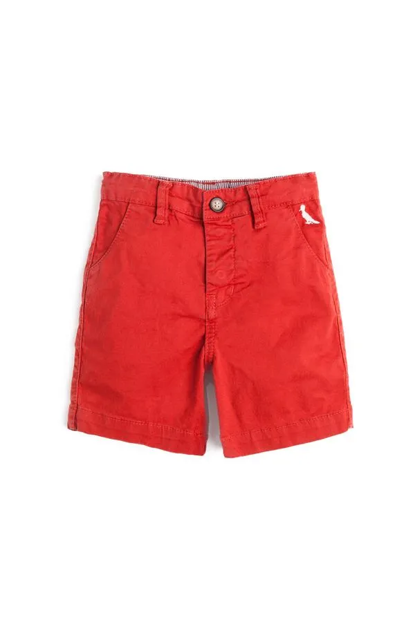 Bermuda Bb Casual Nova Vermelho - P
