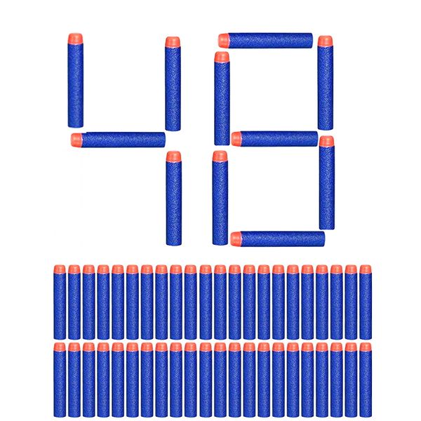 Kit 48 Dardos P/ Lançadores Nerf E Arminhas De Pressão