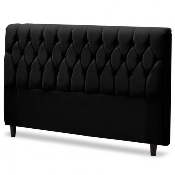 Cabeceira para Cama King Size Palladium Dobue Preto