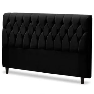 Cabeceira para Cama King Size Palladium Dobue Preto