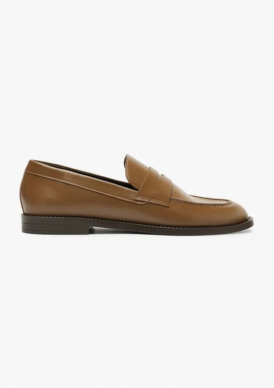 Mocassim Feminino Couro - Marrom 037