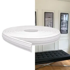 Rodameio Boiserie RM61 EVA Autocolante Flexível 3,8CM 10M Branco Fosco Meu Rodapé Rodameio Boiserie RM61 EVA Autocolante Flexível 3,8CM Branco Fosco Meu Rodapé