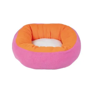 Cama Redonda G Rosa e Laranja