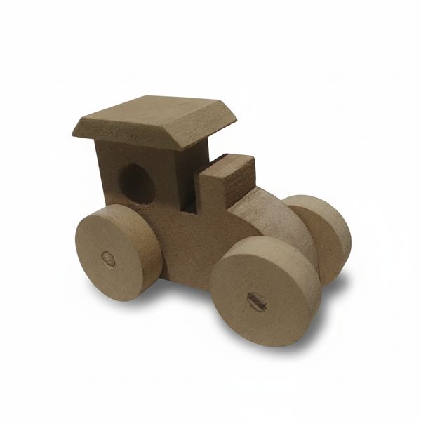 10 Mini Trenzinho de MDF Cru Artesanal e Personalizável 6x8