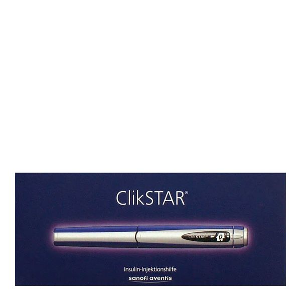 Caneta para Aplicação de Insulina Clikstar Azul Sanofi-Aventis