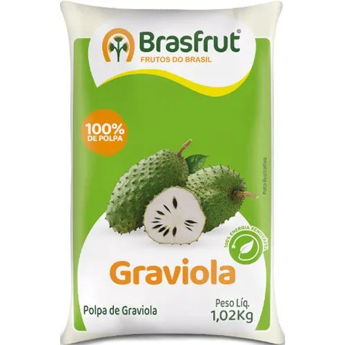 Polpa De Graviola Brasfrut 1,02Kg