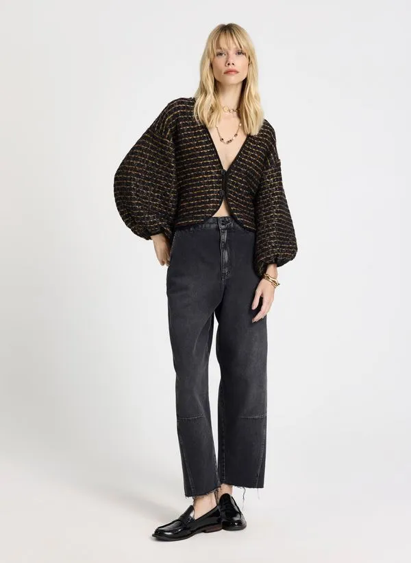 Calça Le Lis Balloon Felismina Jeans Feminina 38