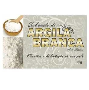 Sabonete Em Barra Antisséptico Argila Branca Bio Nature 90g