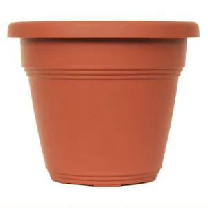 Vaso para Plantas Vicenza Desli Marrom 35 cm
