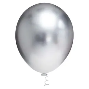 Balão Pic Pic Platino 25 Unidades N° 9'' Prata (MP)