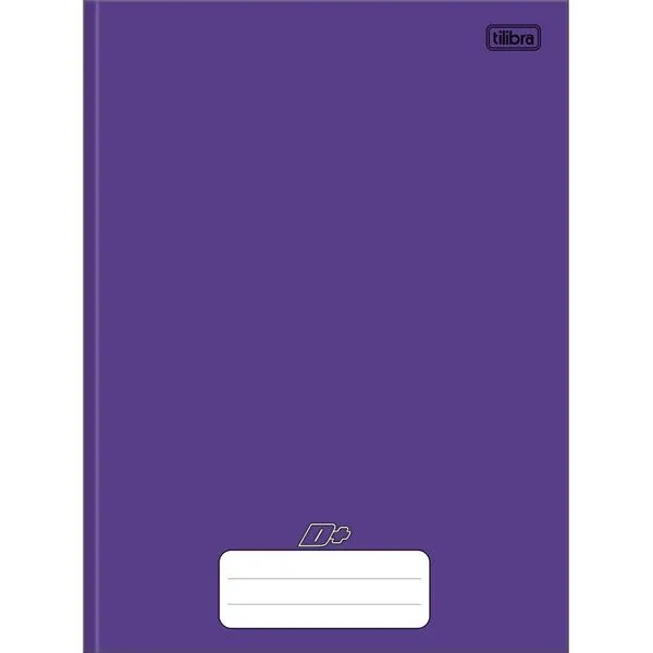 Caderno Brochurão 96 Folhas Capa Dura Roxo D+