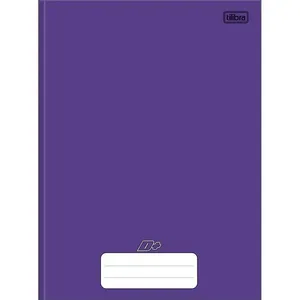Caderno Brochurão 96 Folhas Capa Dura Roxo D+