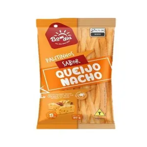 Biscoito Palito 80 g Sabor Queijo Nacho BISCOITO PALITO 80G SABOR QUEIJO NACHO