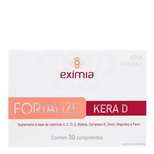 Exímia Fortalize Kera D Farmoquimica 30 Comprimidos