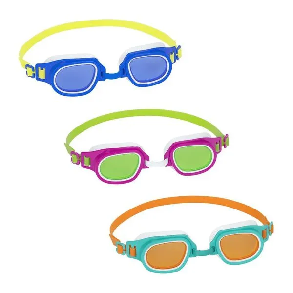 Óculos de Natação Infantil Aquanaut 21003 Policarbonato Anatômico Cores Diversas Bestway Óculos de Natação Infantil Aquanaut 21003 Anatômico Cores Diversas Bestway
