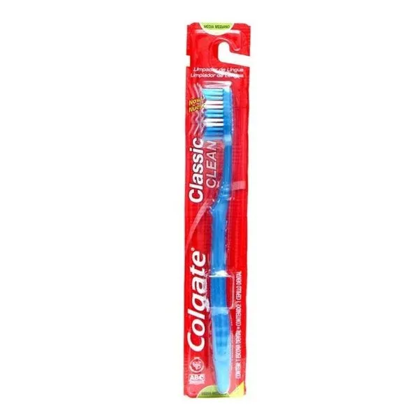 ESCOVA DENTAL COLGATE CLASSIC LONGA MÉDIA