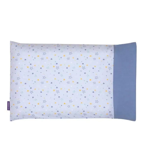Fronha para Travesseiro Bebê Estrelinha Clevamama Azul - CL3340