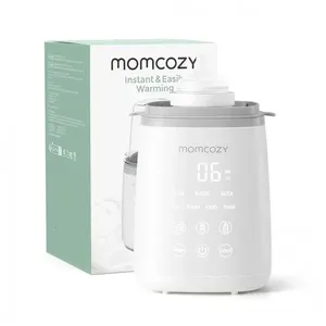 Aquecedor de Mamadeira Momcozy, Rápido e Eficiente para Todos os Tipos de Mamadeiras com Temporizador, Controle Preciso de Temperatura e Desligamento