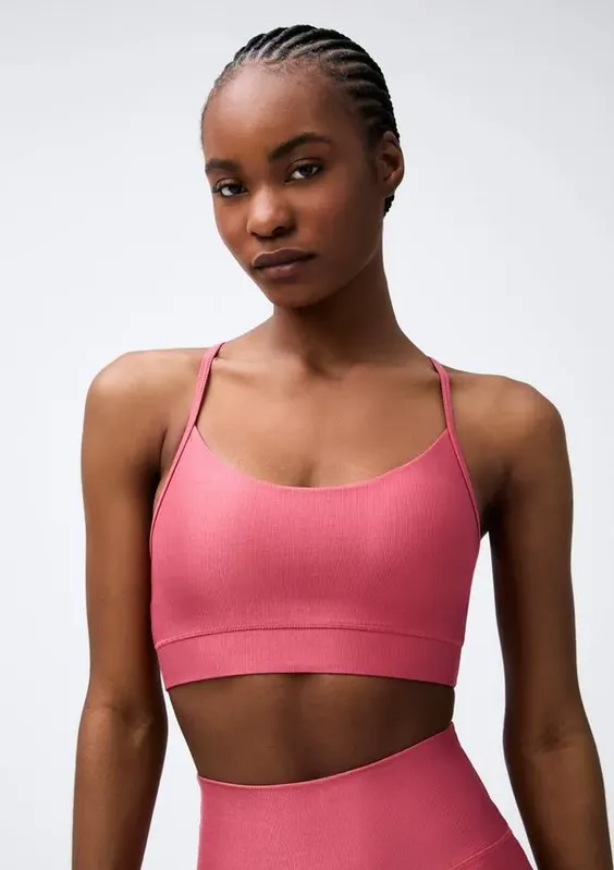 Top Esportivo Proteção UV - Rosa XG