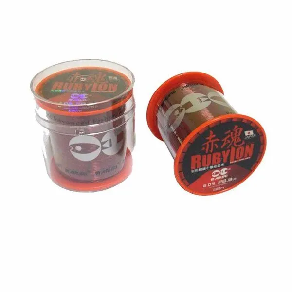 Linha Monofilamento Rubylon Vermelha Tamanho 0,74mm