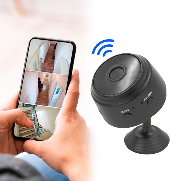 Mini Câmera Espiã Grava Vídeo Foto App Visão Noturna