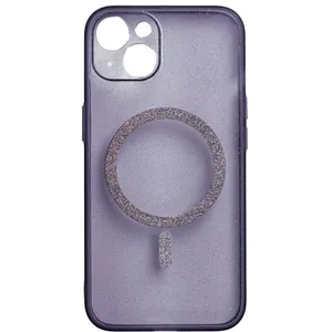Capinha De Celular IPhone 13 Bibi Cell Lilás Transparente Com Glitter (MP)