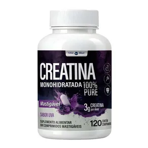 Creatina Sabor Uva 120 Comprimidos Mastigáveis Uva 120 Comprimidos