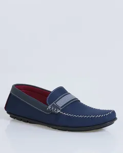 Sapato Mocassim Masculino Recorte Azul Marinho 38