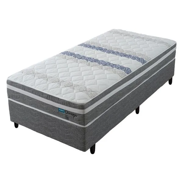 Conjunto Box Solteiro Mola Probel Chicago (88x188x24cm)
