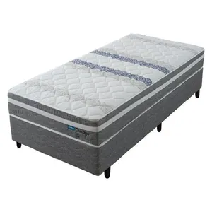 Conjunto Box Solteiro Mola Probel Chicago (88x188x24cm)