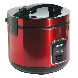 Panela Elétrica de Arroz 10 Xícaras Semp Cherry PA6017VM Vermelha 127V