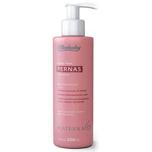 Creme para Pernas Cansadas CottonBaby 200ml