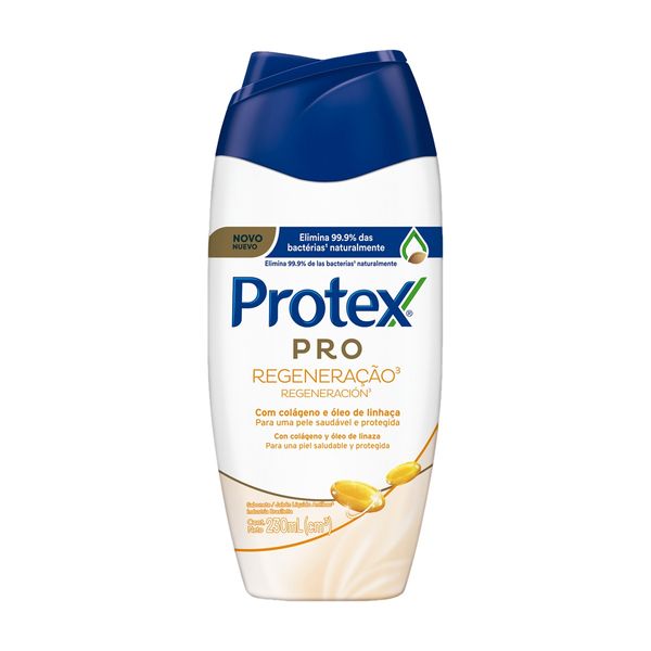 Sabonete Líquido Protex Pro Regeneração Antibacteriano 230ml