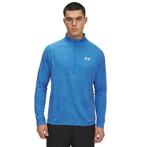Blusa de Treino Under Armour Tech Textured Masculina P Azul