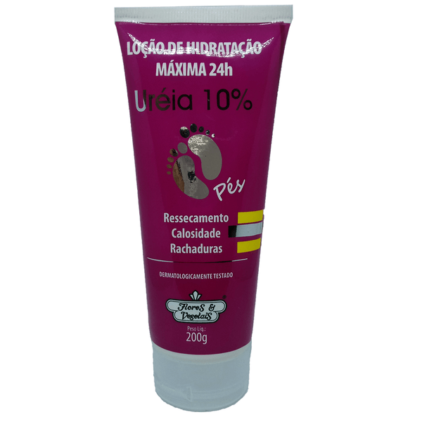 Loção Hidratante para os Pés Flores E Vegetais Uréia 10% 200g