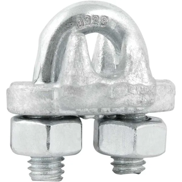 Clips para cabo de aço 5/16" - 7,94 mm pesado encartelado - VONDER PLUS