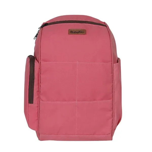 Mochila Maternidade Top Rosa com Trocador Babygo