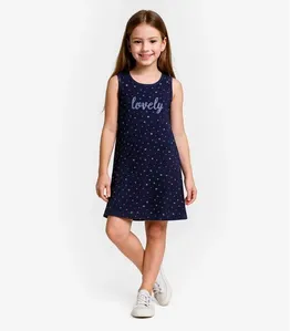 Vestido Menina Infantil Select Azul 6