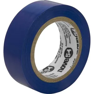 Fita isolante 19 mm x 10 m com 10 peças - NOVE54 Azul