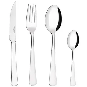 Jogo de Talheres 120 Peças Garfo Faca Colheres Aço Inox Toronto Simonaggio 30 Pessoas