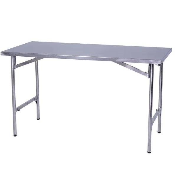 Mesa De Manipulação Inox 180x60cm Benfati Tb 1 1/4" Sem Paneleiro