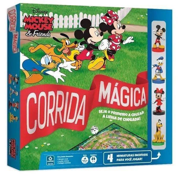 Jogo de Tabuleiro - Disney - Mickey Mouse e Amigos - Corrida Mágica - Copag Jogo Corrida Mágica Copag Mágica,Tabuleiro Mickey Mouse e Amigos