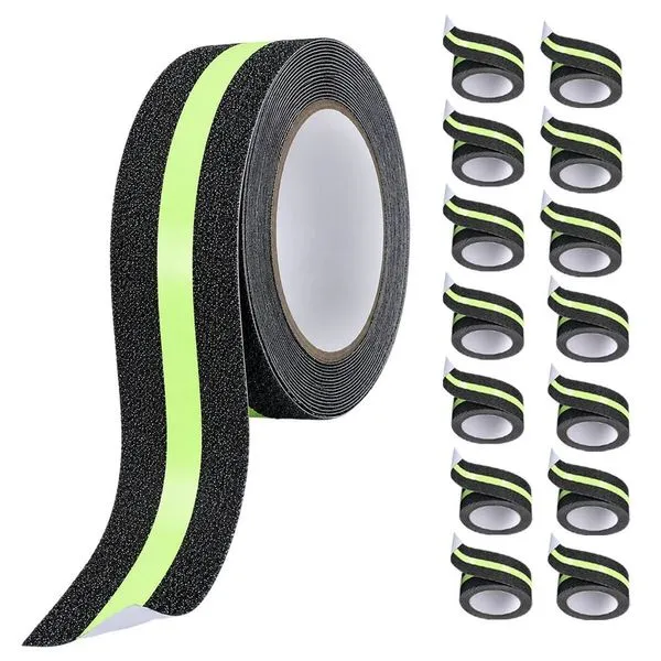 Kit 14 Fitas Antiderrapantes Adesivas 5M Refletivas para Escada e Rampa Preto Mundo LGBT Kit 14 Fitas Antiderrapantes Adesivas 5M Refletivas Preto Mundo LGBT
