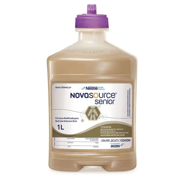 Nutrição Enteral e Oral Novasource Senior Baunilha Sistema Fechado 1L