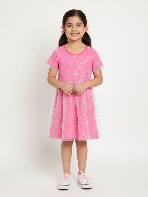 Vestido Kid+ Infantil Para Menina - PINK 6